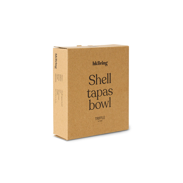 HKliving ทรงเปลือกหอย ชามทาปาส triffle