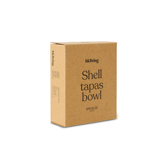 HKliving 贝壳 小菜碗 speckled (Shell tapas bowl speckled)