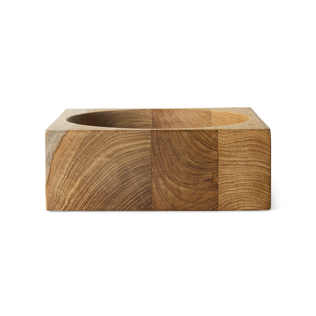HKliving Teak cube bowl medium