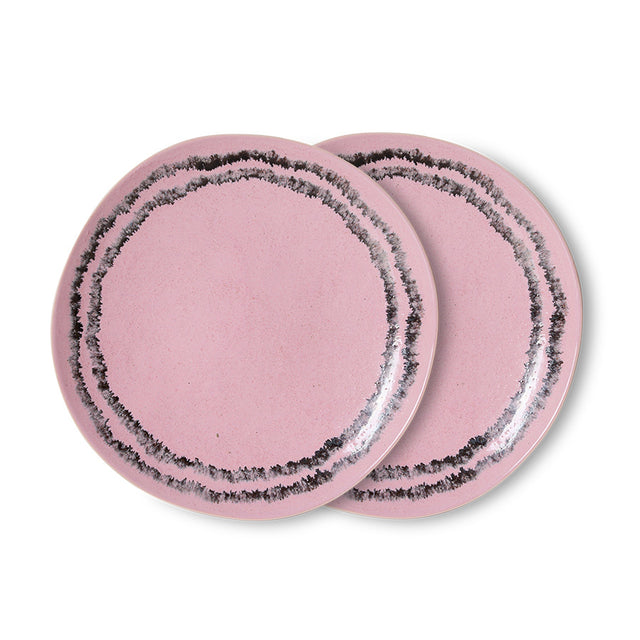 HKliving 70s ceramics: side plate (set of 2) bubble