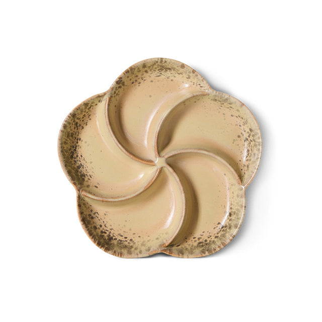 HKliving 70s ceramics: snack tray grit