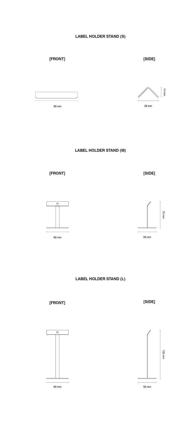【现货】Rareraw-LABEL HOLDER STAND