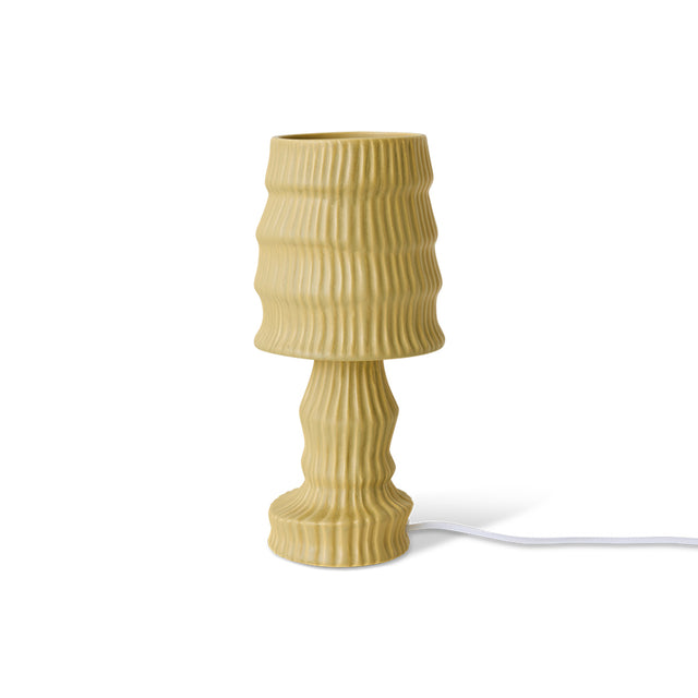 HKliving 桌燈|Ceramic table lamp, ochre