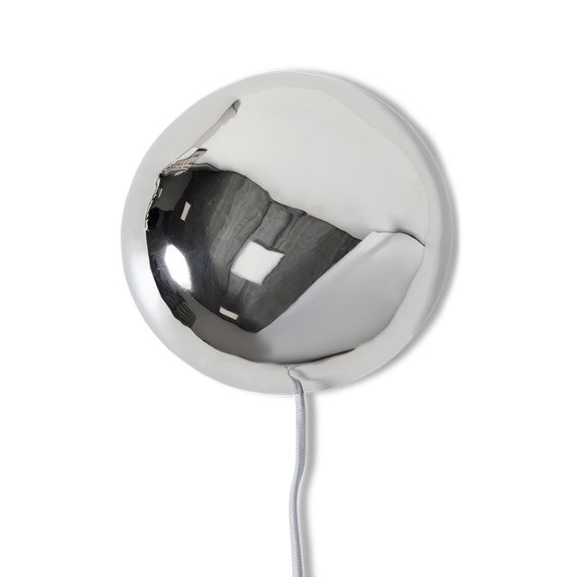 HKliving 壁燈|Orb wall lamp, chrome