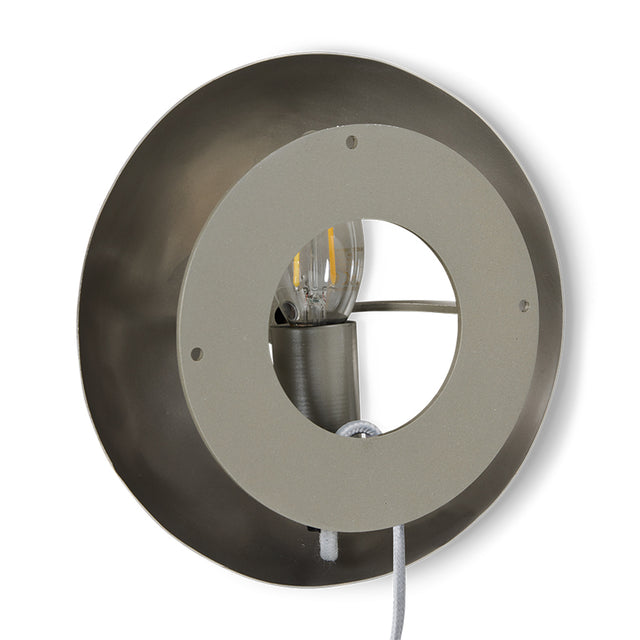 HKliving 壁燈|Orb wall lamp, chrome
