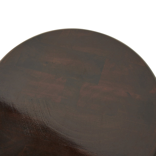 HKliving 凳|Wooden stool burgundy