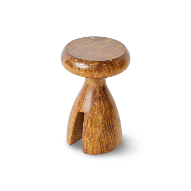 HKliving 凳|Wooden stool chestnut