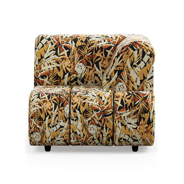 HKliving Wave 模組沙發|Wave couch: element right high arm, printed hollywood