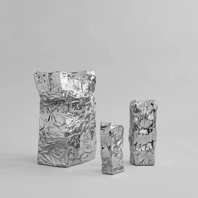 【在庫あり】101 Copenhagen - プリーツベース、ミディアム - クロームシルバー
