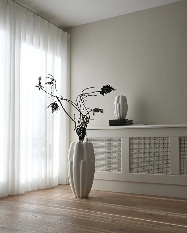 101 Copenhagen-綻放花瓶,細長小 - 骨白色