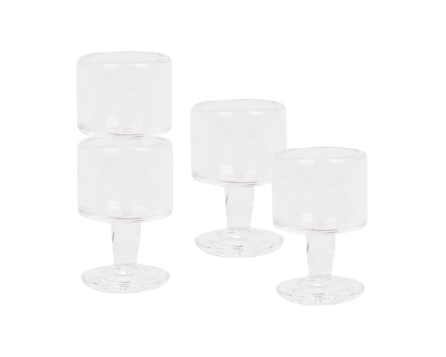 FRAMA-0405 Stem Glass Set of Four 玻璃杯 情境照
