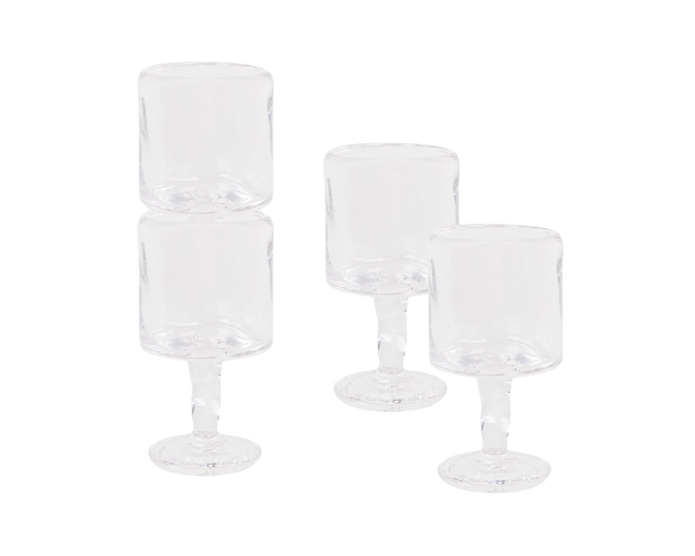 FRAMA-0405 Stem Glass Set of Four 玻璃杯 情境照