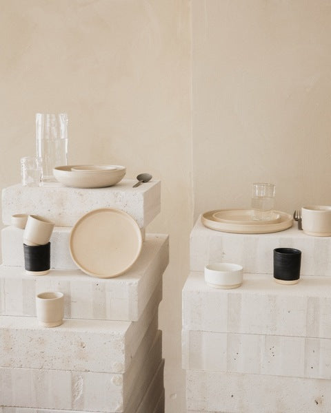FRAMA-Otto Ceramic Cup Set of Two 杯 Frama Otto Stoneware Set Context Image 2.jpg
