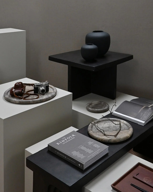 環形托盤,大 - 大地色