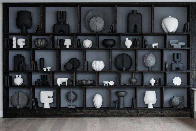 101 Copenhagen-綻放陶盤,迷你 - 深灰色