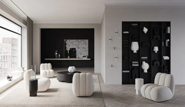 眼鏡蛇花瓶,迷你 - 黑色