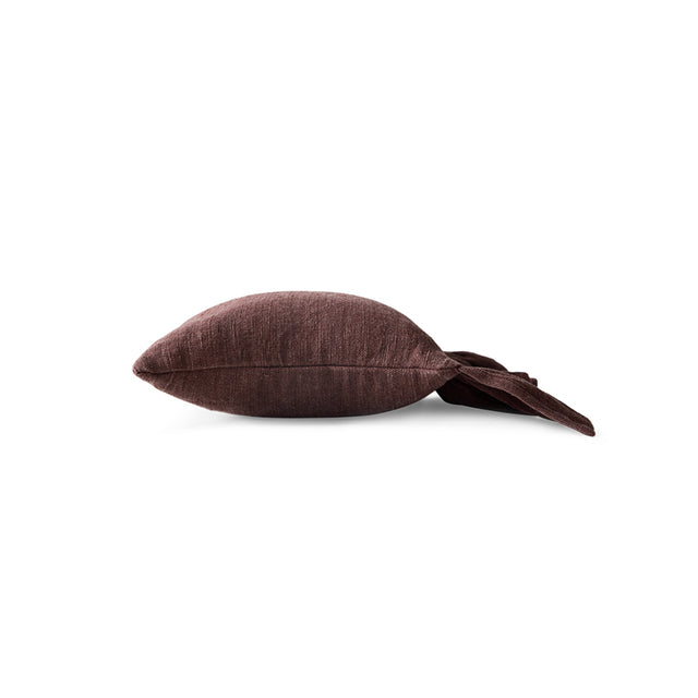 HKliving 抱枕|Ruffle cushion, chestnut (50x50cm)