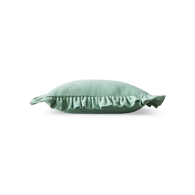 HKliving 抱枕|Felt cushion, mint (60x40cm)