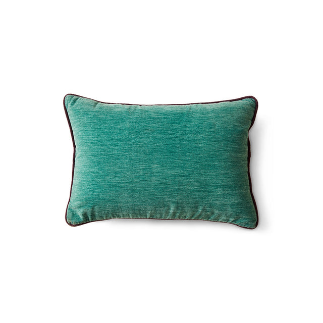 HKliving 抱枕|Velvet cushion, deep sea (50x35cm)
