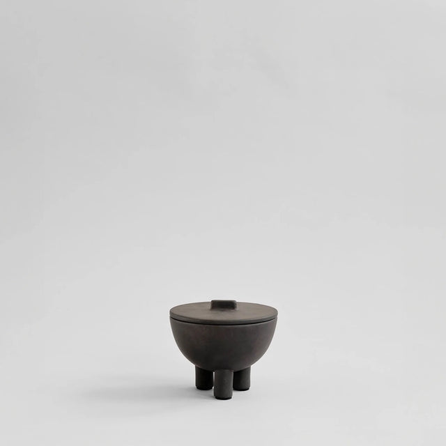 101 Copenhagen-鴨碗(附蓋),中 - 咖啡色