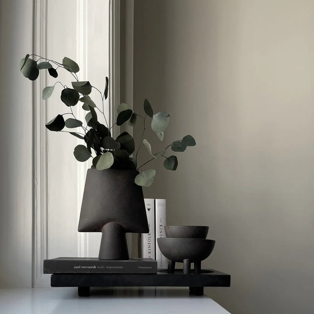 鴨碗,中 - 咖啡色