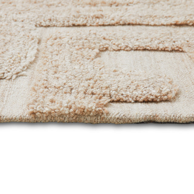 HKliving 地毯|Tufted rug limestone (200x300cm)