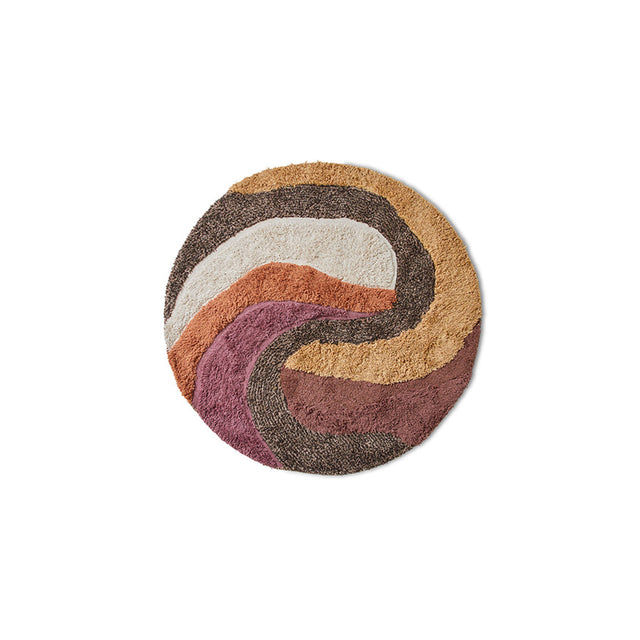 HKliving 地毯|Round tufted rug melange (150x150cm)