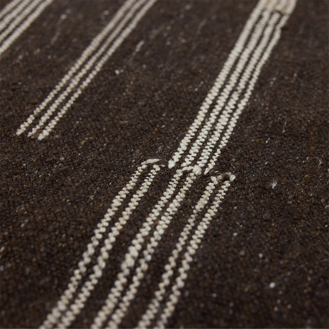 HKliving 地毯|Striped woolen kelim brown (150x240cm)