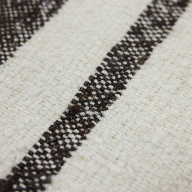 HKliving 地毯|Striped woolen kelim cream (200x300cm)