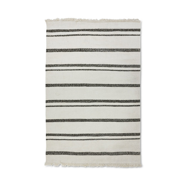 HKliving 地毯|Striped woolen kelim cream (200x300cm)