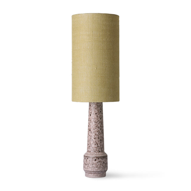HKliving 燈座|Retro stoneware lamp base brown