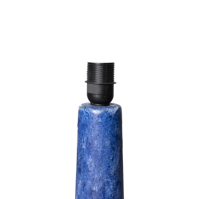 HKliving 燈座|Retro stoneware lamp base, blue