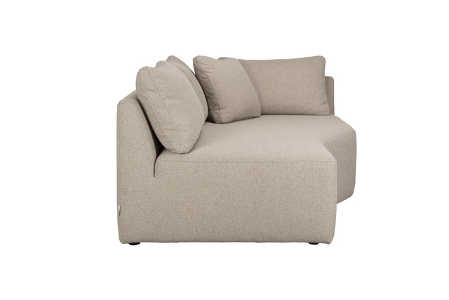 Zuiver-Element Prosper Chaise Longue Left Cappuccino 模組沙發