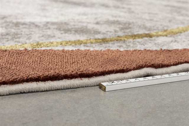 Zuiver-Carpet Noon 200 x 220 圓形地毯 -橘色