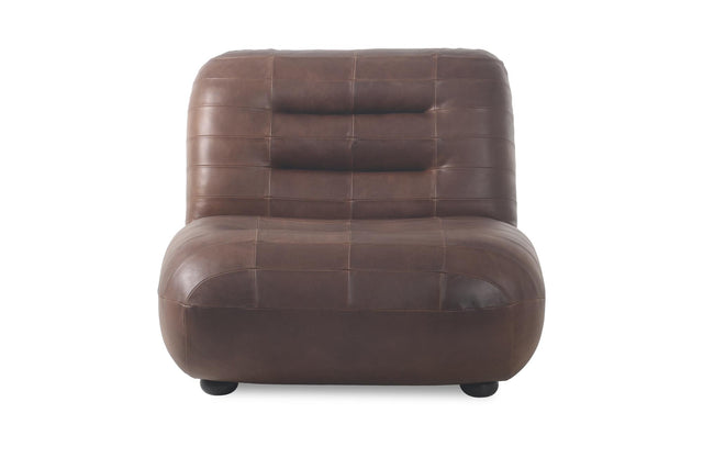 Dutchbone-Wyatt Wax Leather Chocolate 休閒椅