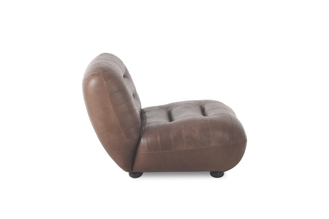 Dutchbone-Wyatt Wax Leather Chocolate 休閒椅
