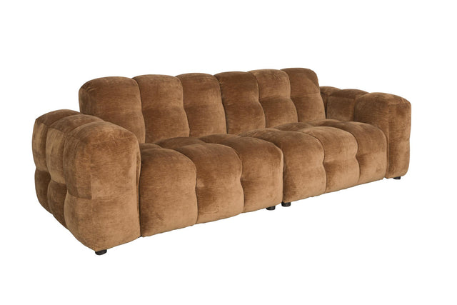 Dutchbone-Hackman 3-Seater Velours 三人沙發 -咖啡色