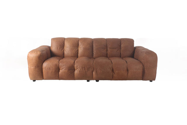 Dutchbone-Hackman 3-Seater Leather 三人沙發 -咖啡色