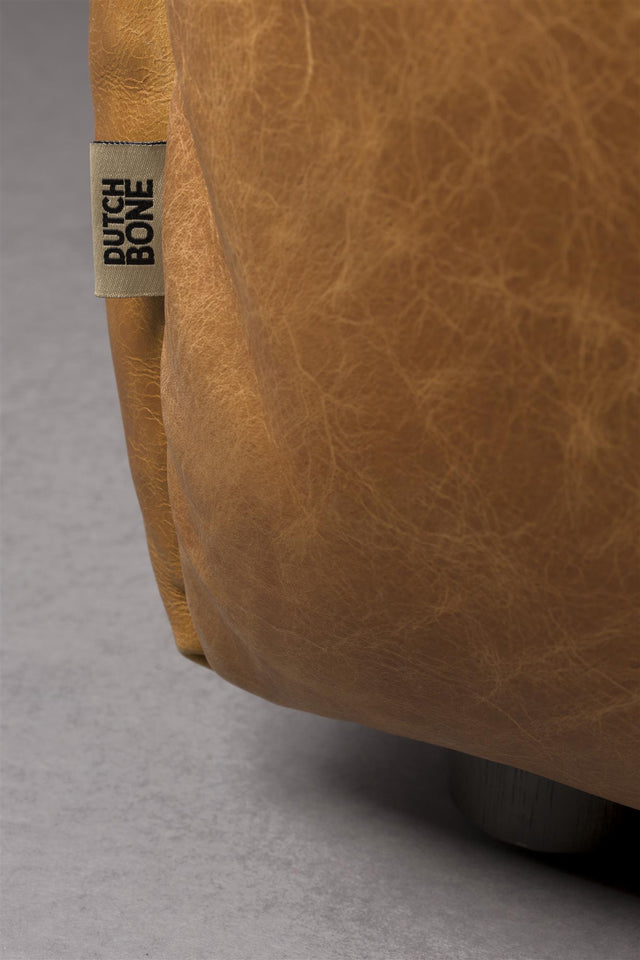 Dutchbone-Hackman 4 5-Seater Leather 大型沙發 -咖啡色