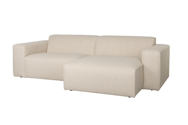 Zuiver-Milka 3-Seater Right 三人沙發 -奶油色