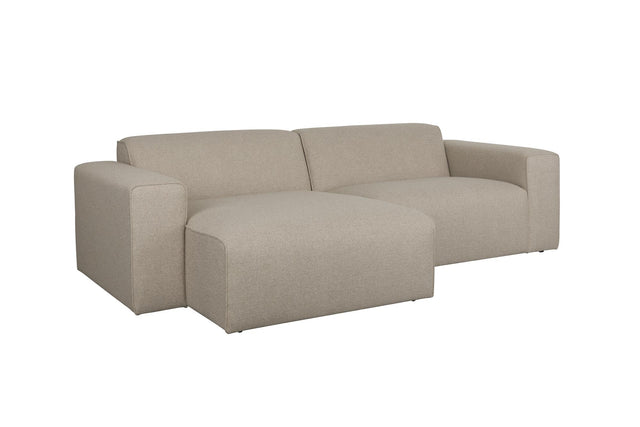 Zuiver-Milka 3-Seater Left Cappuccino 三人沙發 -米色