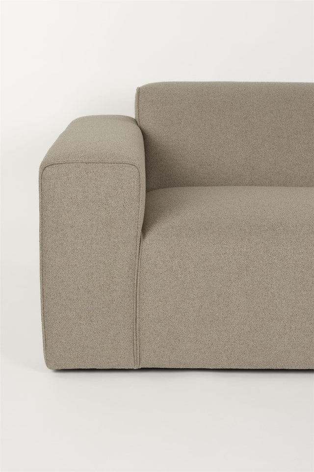 Zuiver-Milka 3-Seater Right Cappuccino 三人沙發 -米色