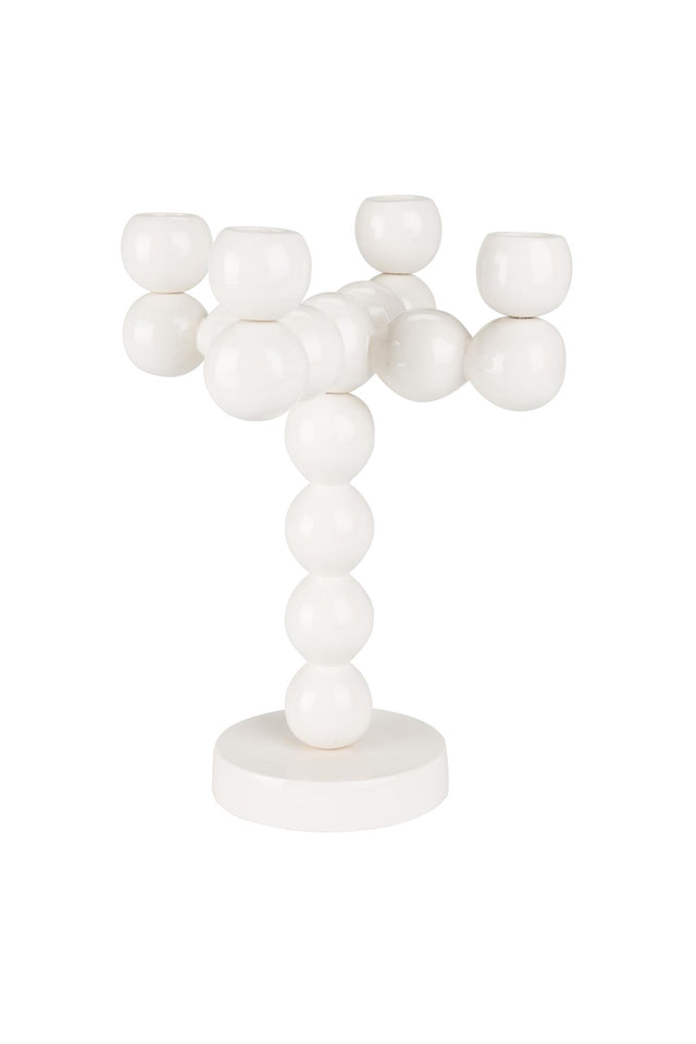 Zuiver-Candle Bubbles Four Shiny 燭台 -米色