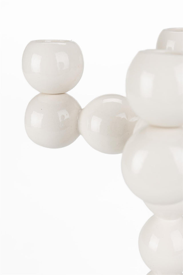 Zuiver-Candle Bubbles Four Shiny 燭台 -米色