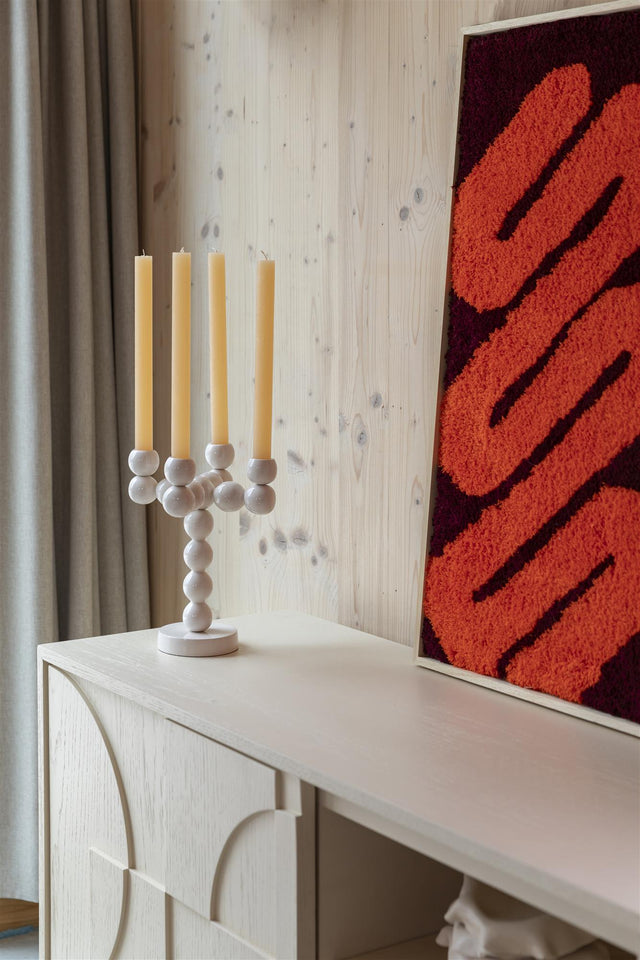 Zuiver-Candle Bubbles Four Shiny 燭台 -米色