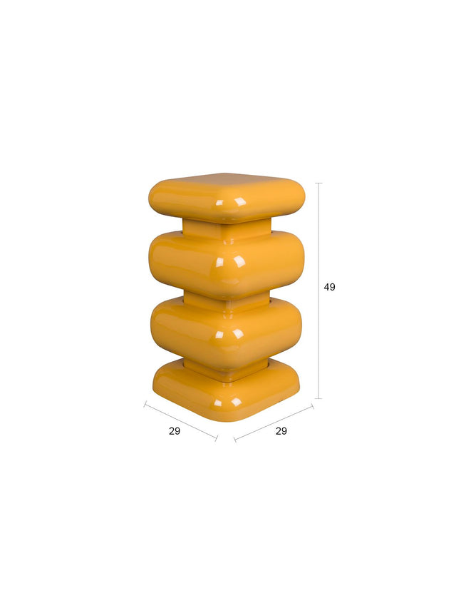 Dutchbone-Stubby Ochre 邊桌 -黃色