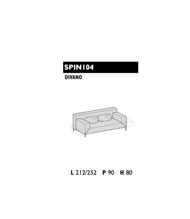 Samoa Italia-Spin 機能手把模組沙發
