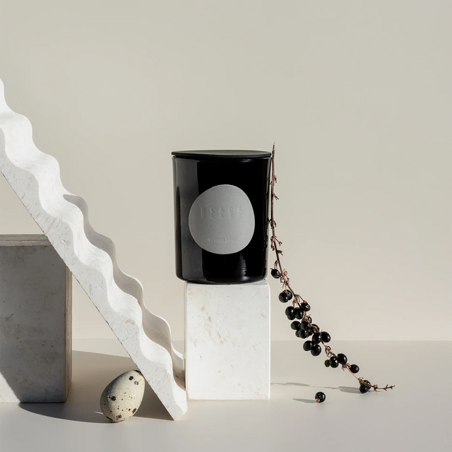 BLACK BLAZE-巖蘭草&無花果 Vetiver & Fig 香氛蠟燭