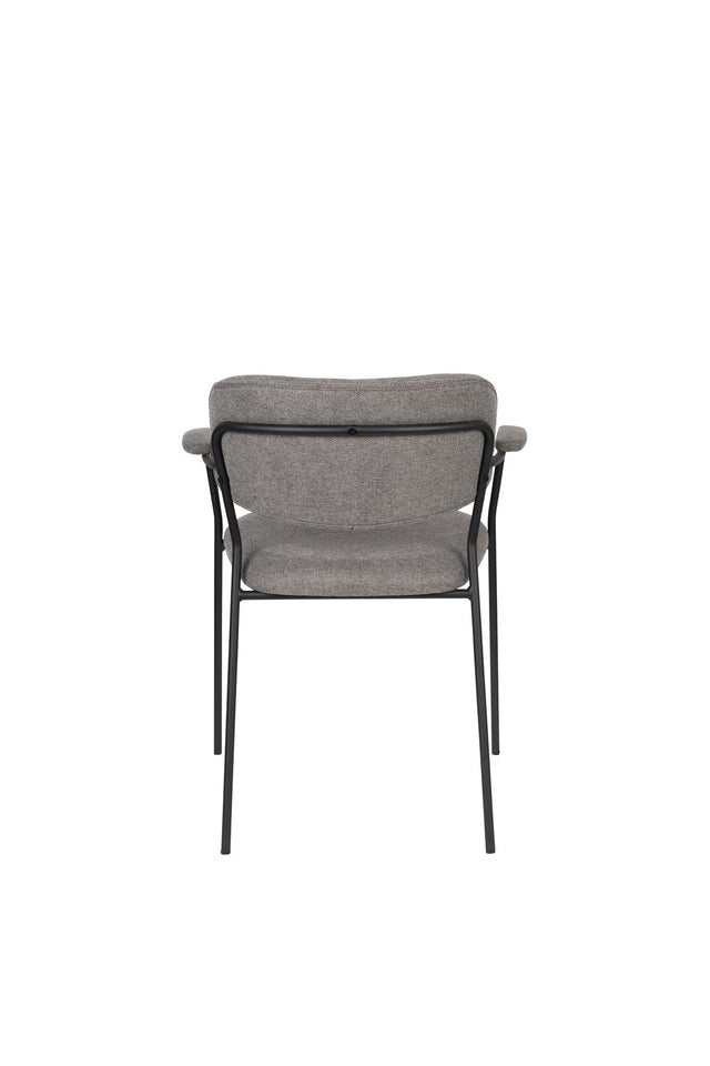 Zuiver-Jolien Black/Grey 餐椅 -灰色
