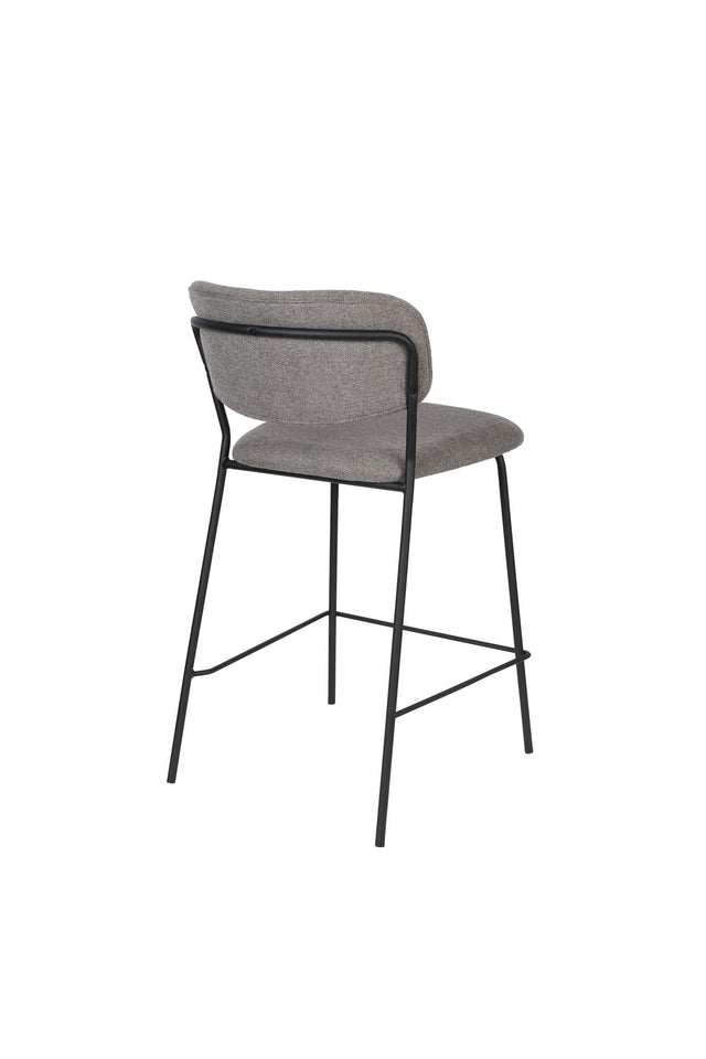 Zuiver-Jolien Black/Grey 吧台椅 -灰色